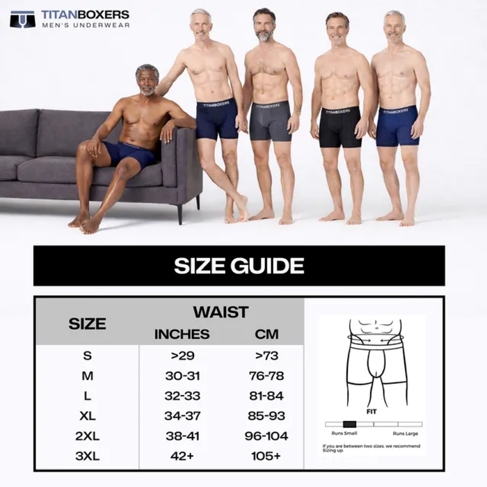 Titanboxers™ Maximum Leak-Proof Boxer Briefs